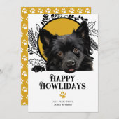 Happy Howlidays Schipperke Dog Weihnachten (Vorne/Hinten)