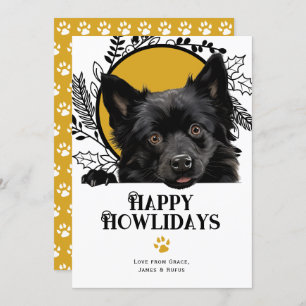 Happy Howlidays Schipperke Dog Weihnachten