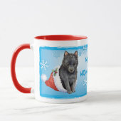 Happy Howlidays Schipperke Tasse (Links)