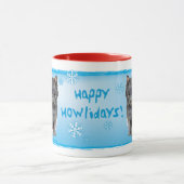 Happy Howlidays Schipperke Tasse (Zentrum)