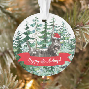 Happy Howlidays Scottish Terrier Dog Weihnachten Ornament