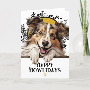 Happy Howlidays Shetland Sheepdog Weihnachten