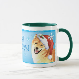 Happy Howlidays Shiba Inu Tasse
