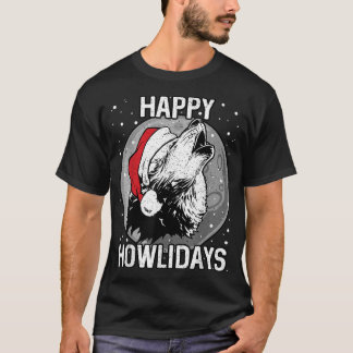 Happy Howlidays Shirt Weihnachtswolf