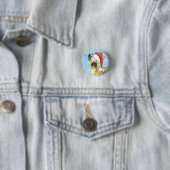 Happy Howlidays Skye Terrier Button (Beispiel)