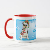 Happy Howlidays Smooth Collie Tasse (Links)