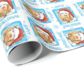 Happy Howlidays Spinone Italiano Wrapping Paper Geschenkpapier (Rolleneckpunkt)
