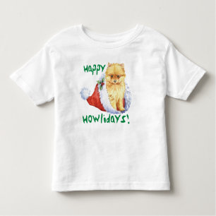 Happy Howlidays Spitz T - Shirt