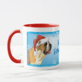 Happy Howlidays St. Bernard Tasse (Links)