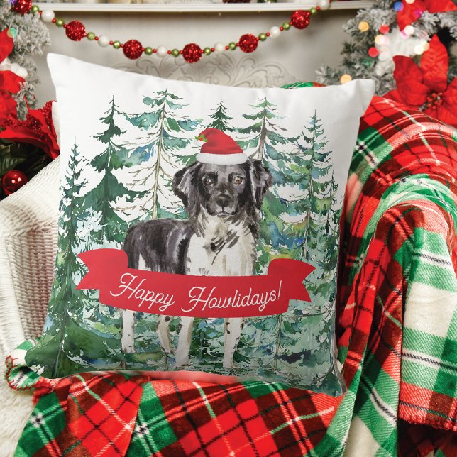 Happy Howlidays Stabyhoun Dog Kissen (Von Creator hochgeladen)