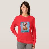 Happy Howlidays Staffordshire Bull Terrier T-Shirt (Vorne ganz)