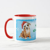 Happy Howlidays Staffordshire Bull Terrier Tasse (Links)