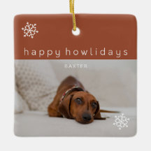 Happy Howlidays Terracotta Foto