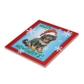 Happy Howlidays Tibetan Mastiff Fliese (Seite)