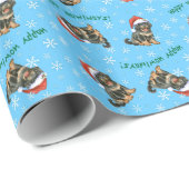 Happy Howlidays Tibetan Mastiff Geschenkpapier (Rolleneckpunkt)