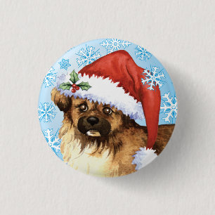 Happy Howlidays Tibetan Spaniel Button