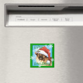 Happy Howlidays Tibetan Spaniel Magnet (In Situ (Geschirrspüler))