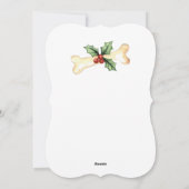 Happy Howlidays Tibetan Terrier Feiertagskarte (Rückseite)