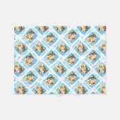 Happy Howlidays Tibetan Terrier Fleecedecke (Vorderseite (Horizontal))