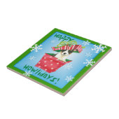 Happy Howlidays Toy Fox Terrier Fliese (Seite)