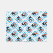 Happy Howlidays Toy Manchester Terrier Fleecedecke (Vorderseite (Horizontal))