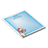 Happy Howlidays Treeing Walker Notizblock (angewinkelt)