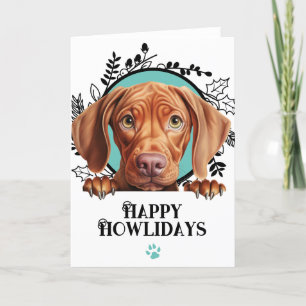 Happy Howlidays Vizsla Dog Weihnachten