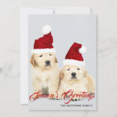 Happy Howlidays Weihnachten Weihnachten Foto Weihn (Vorderseite)