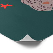 Happy Howlidays Weihnachtsfeiertag Poster (Ecke)