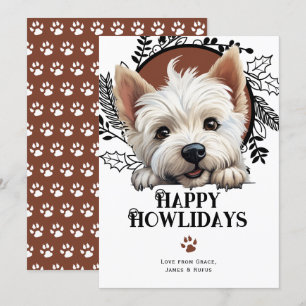 Happy Howlidays West Highland Terrier Weihnachten
