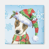 Happy Howlidays Whippet Magnet (Vorne)