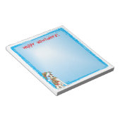 Happy Howlidays Whippet Notizblock (angewinkelt)