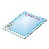 Happy Howlidays Whippet Notizblock (Rotiert)