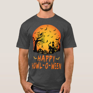 Happy Howloween, Beängstigend Spooky Spider Bat, H T-Shirt