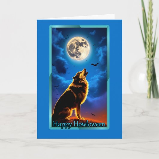 Happy Howloween Halloween Card Karte (Vorderseite)