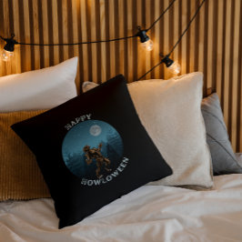 HAPPY HOWLOWEEN werewolf heulen halloween Kissen