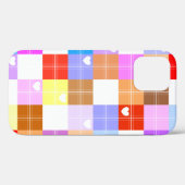 Happy - Hübsch in Kariert 13 - iPhone Case (Rückseite (Horizontal))