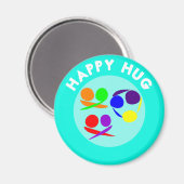 HAPPY HUG MAGNET (Vorderseite/Rückseite)