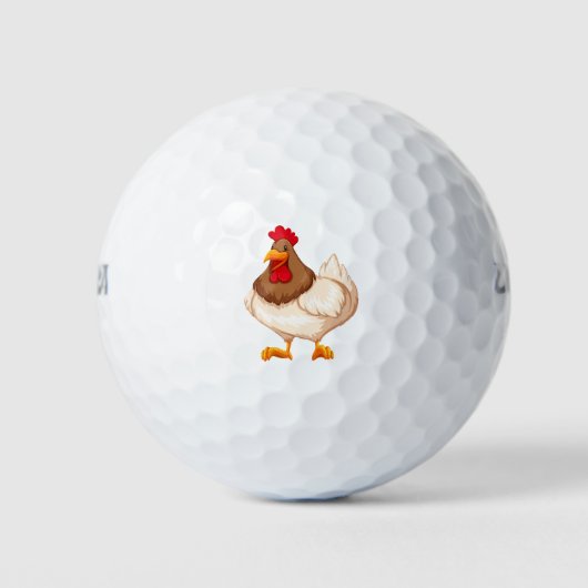 Happy Huhn Golfball (Vorderseite)