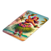 Happy Hula am Coola Day Magnet (Linke Seite)