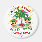 Happy Hula Days 3 Magnet (Vorne)