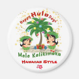Happy Hula Days 3 Magnet