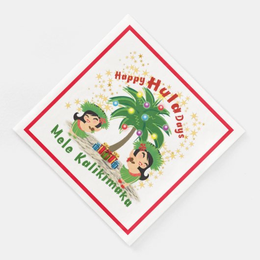Happy Hula Days 3 Paper Napkin Serviette (Ecke)