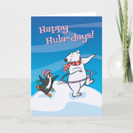 Happy Hula-Days (Blank Inside) Card Karte