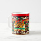 Happy Hula Days Kaffeetasse (Vorderseite Links)