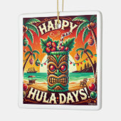 Happy Hula Days Keramikornament (Links)