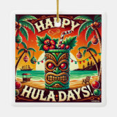 Happy Hula Days Keramikornament (Rückseite)