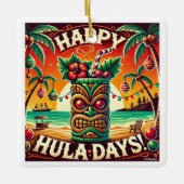 Happy Hula Days Keramikornament (Vorderseite)