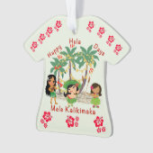 Happy Hula Days Shirt Ornament (Vorderseite)