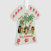 Happy Hula Days Shirt Ornament (Vorderseite)